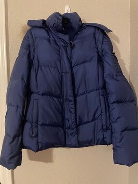 Marc New York Deep Blue Puffer Coat